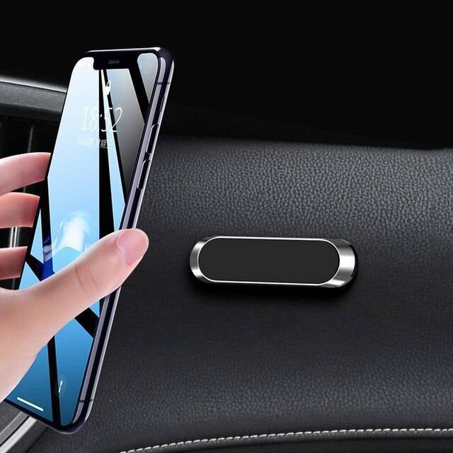 Magnetic Car Phone Holders Phone Accessories Color : Gray|Silver|Rose Gold|2Pcs Plate 