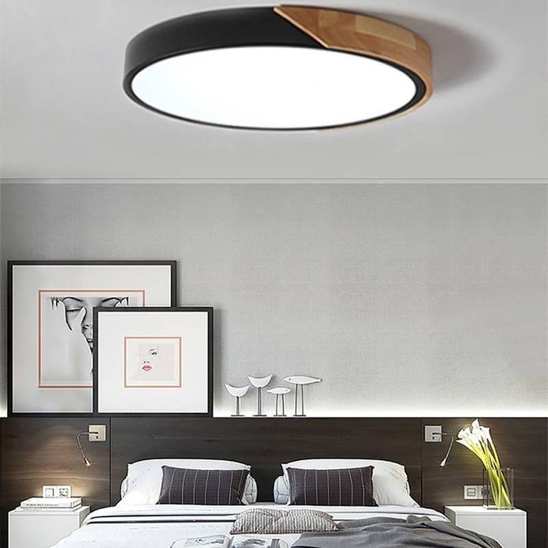 Modern LED Ceiling Light Lamp Electronics Body Color : Black|Blue|Green|Pink|White|Yellow|Light Grey 