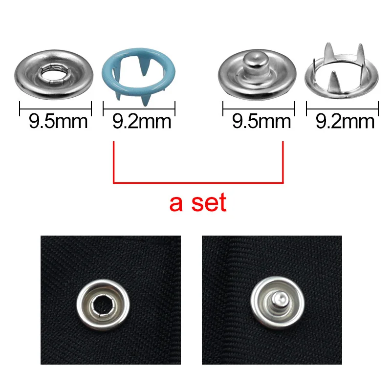 Plier Tool Accessories Metal Snap Button Fasteners Press Studs Bouton Pression Fasteners DIY Installing Clothes Jeans Bag Clip Ships From : China 