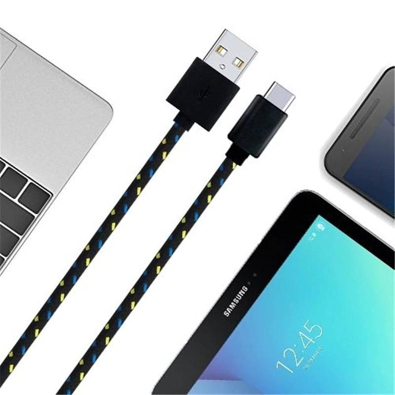 USB Type C Cable for Fast Charging Phone Accessories Color : Black|White|Blue|Green|Red|Orange|Yellow|Purple|Pink|Light Pink 